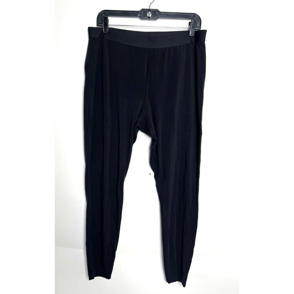 Lululemon High Rise Base Layer Tight Leggings Womens 14 Black Jersey Stretch